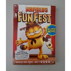 Garfield Fun Fest Movie DVD 2008 Original BONUS 2 DVD-ROM GAMES